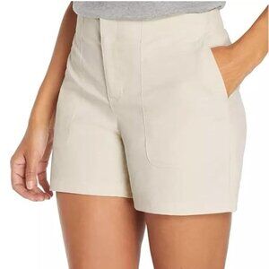 Eddie Bauer Women’s Regular Fit Lightweight Hiker Short Cream Size 8 MSRP $65